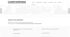 Desktop Screenshot of clientresponse.ch